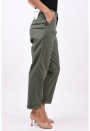 Women Pants Jjxx Jxella Regular Chino Mw Noos Four Leaf Clover